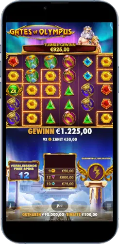 Freispielrunde mit Multiplikatoren